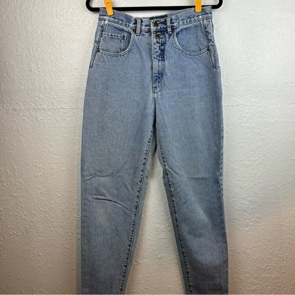 Vintage Legend Denim‎ Jeans Women's Light Wash Mom Jean High Rise Tapered Sz 31 - Picture 1 of 12